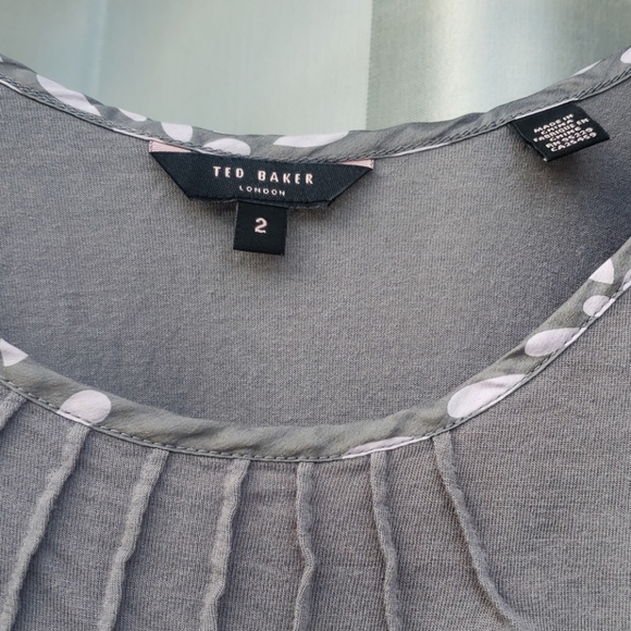 Ted Baker dreamy short sleeve shirt with tie - Picture 2 of 5